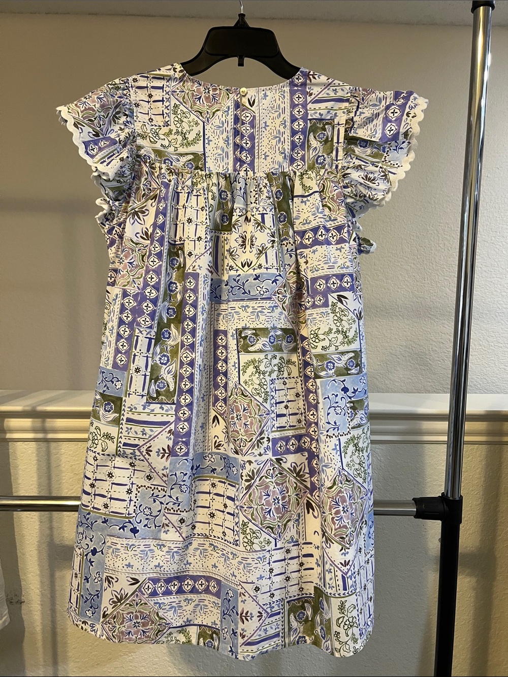 Entro Patchwork mini dress size Small in EUC. - Picture 4 of 4